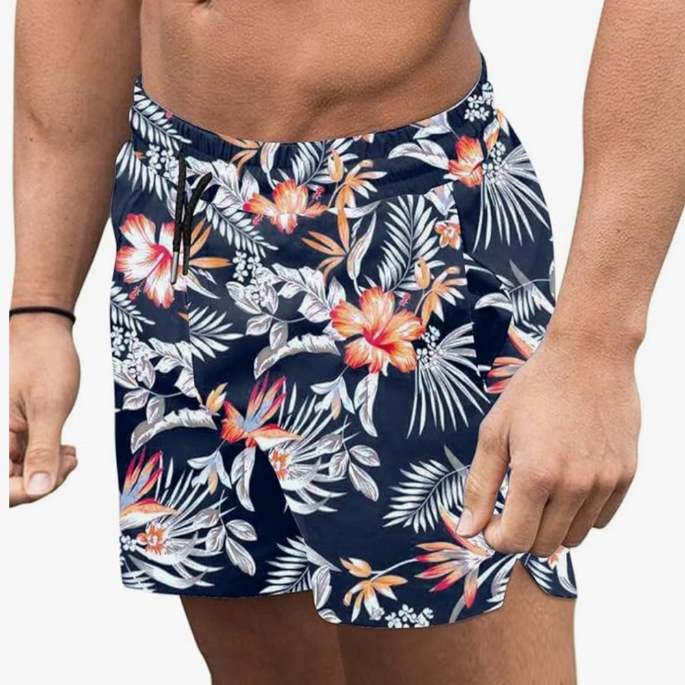 COOFANDY Men's Swim Trunks Quick Dry Board Shorts Swimsuit Swimwear Bathing Suit
